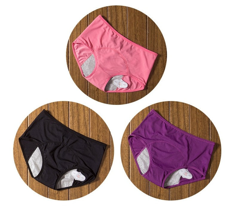 3x Culotte confortable anti-fuite
