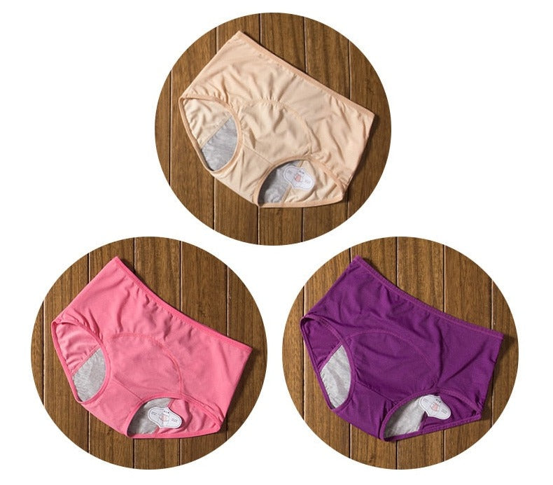 3x Culotte confortable anti-fuite