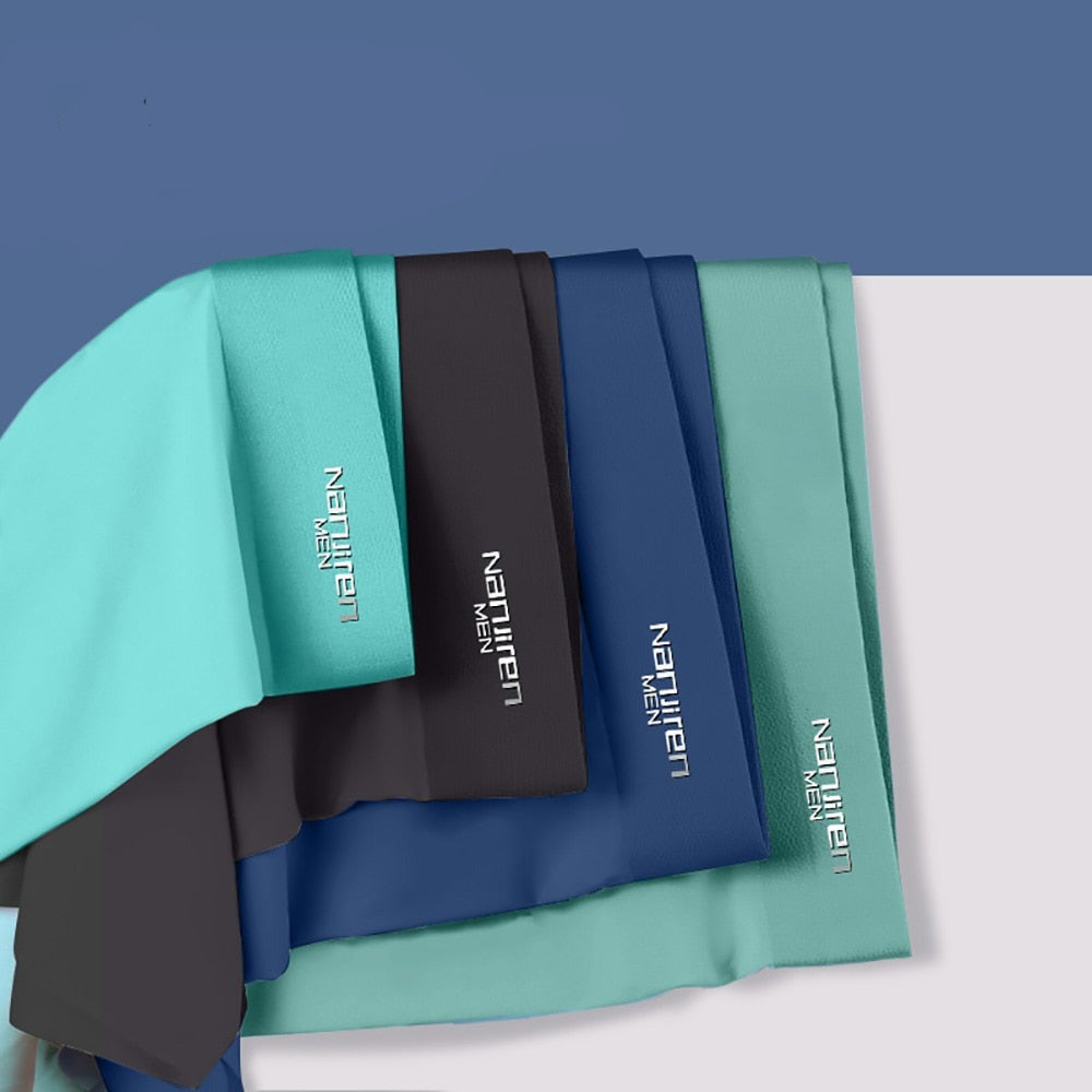 4x boxer en soie glacée anti bactérien