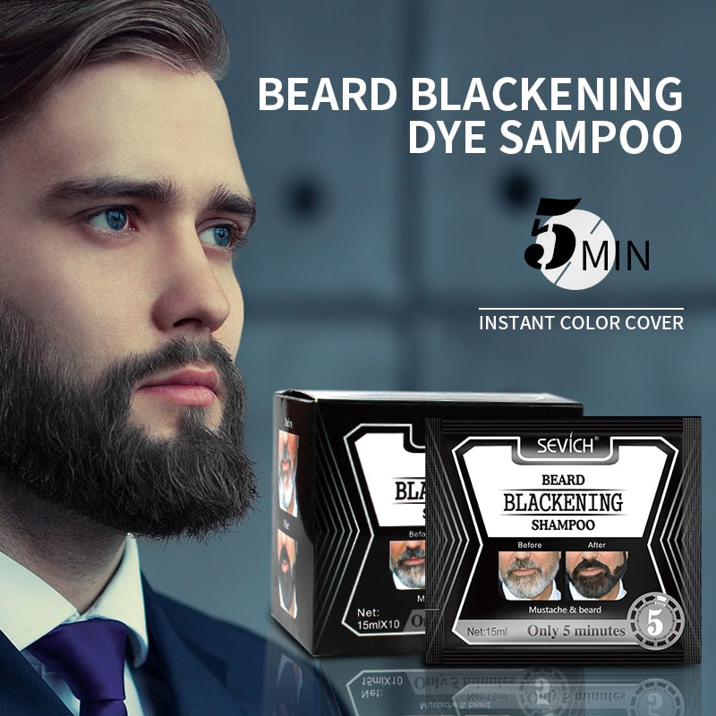 Shampooing teinture pour barbe