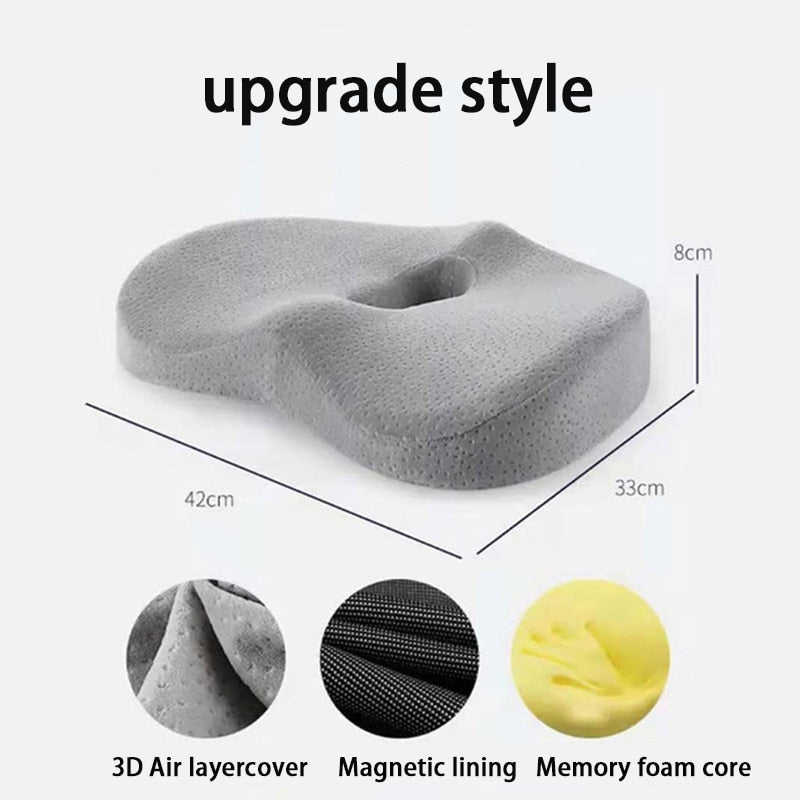 Coussin orthopédique en charbon de bambou