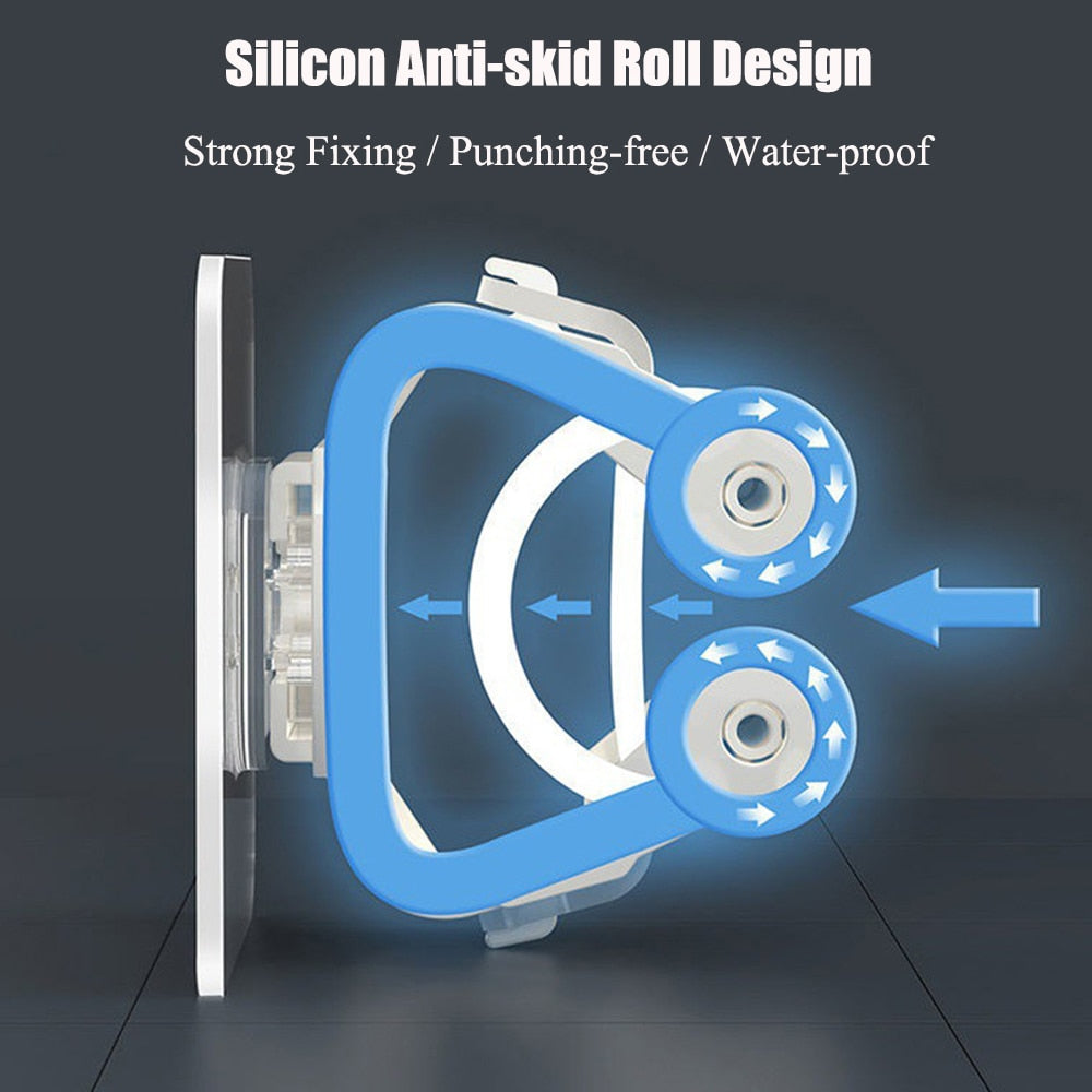 8 x Crochet mural auto-adhésif multi-usage