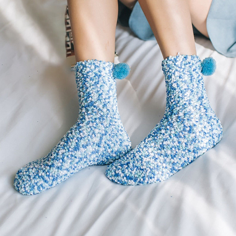 Chaussettes polaires d'hiver façon "CupCake"