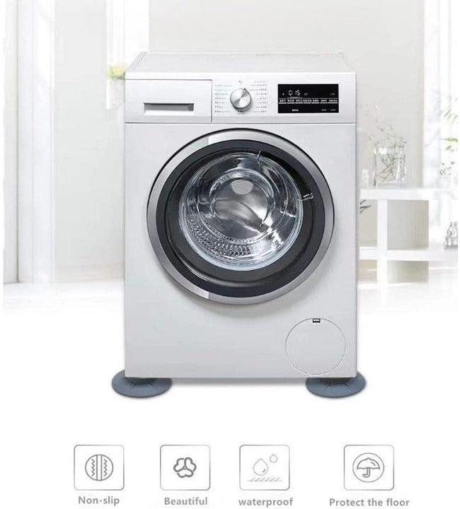 4x Coussins anti-vibrations pour machine à laver