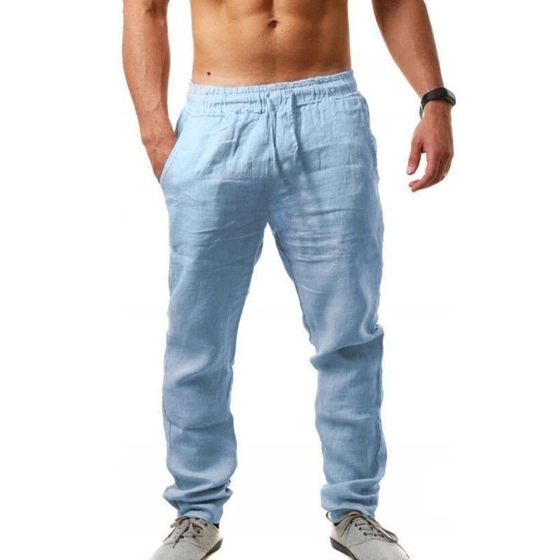 SEB - Pantalon en lin respirant pour homme