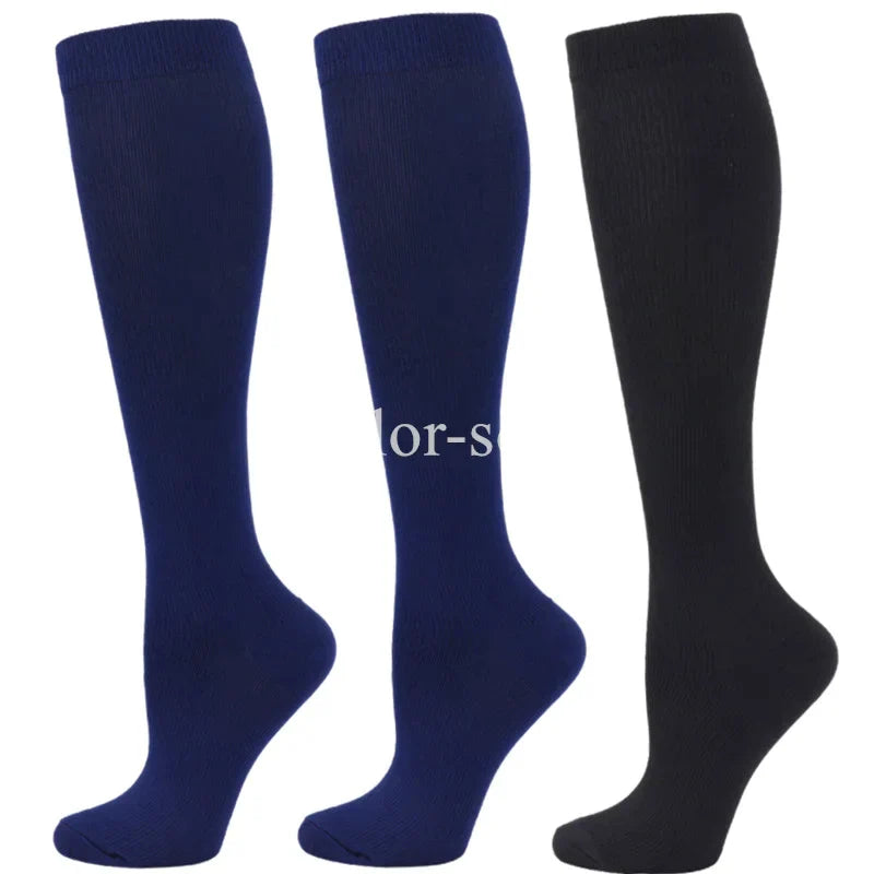 Lot de 3 Chaussettes Médicales montantes de compression