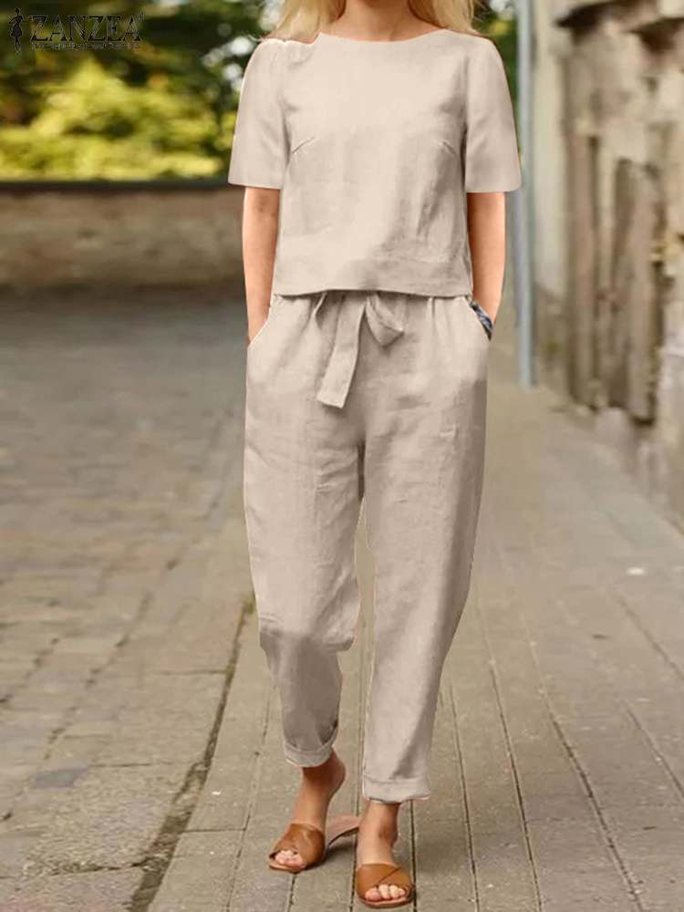 Summer oversized shirt and trousers