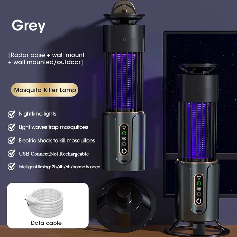 Lampe Anti-Moustiques 395NM UV à 360° - à Poser ou Fixer