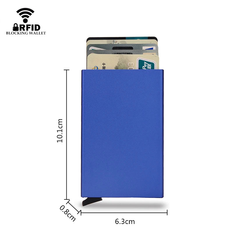 Porte-Cartes Pop-Up Compact Sécurisé Anti-RFID