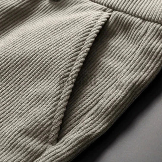 Pantalon en Velours Côtelé Slim Fit pour Homme