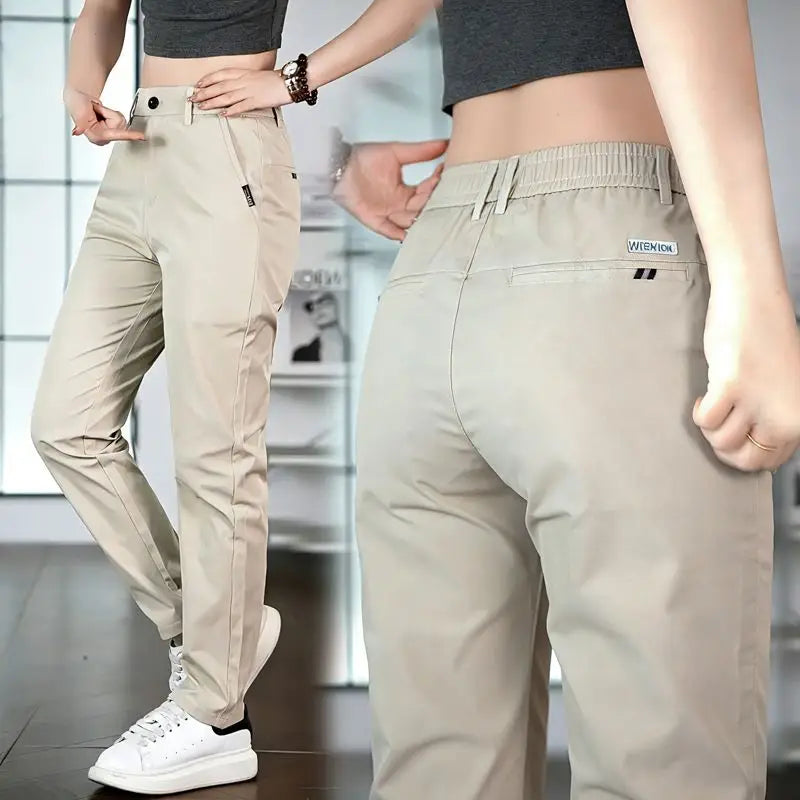 Pantalon Chino Décontracté Respirant à Coupe Droite - Summer Man