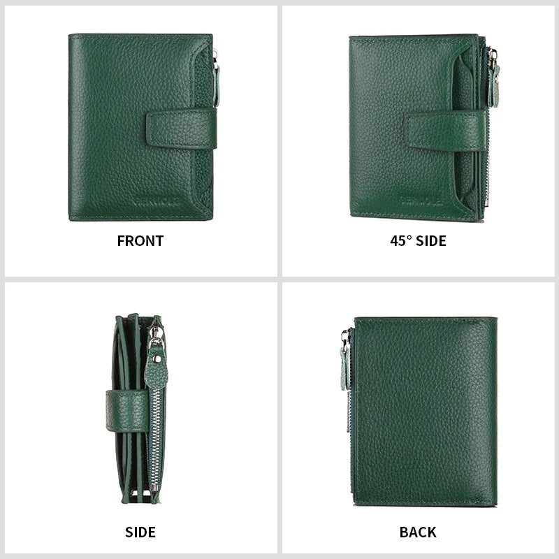 Portefeuille RFID en Cuir PU Grande Capacité