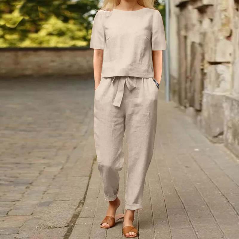Summer oversized shirt and trousers