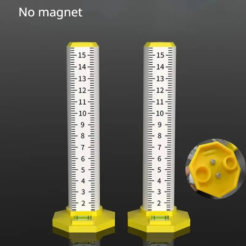 Lot de 2 Règles de Nivellement pour Carrelage et Plafond – Outil de Mise à Niveau à Hauteur Égale en Acier Léger