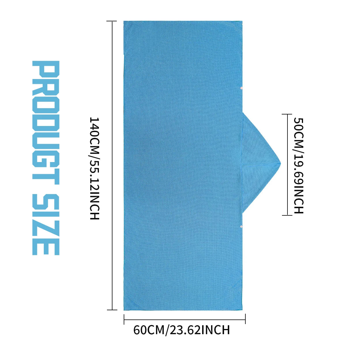Poncho de Bain Rafraîchissant Multifonctions à Capuche – Serviette XXL Ultra Absorbante