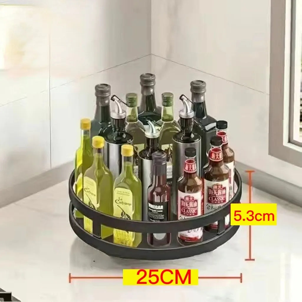 Rangement d'angle rotatif multicouche pour cuisine