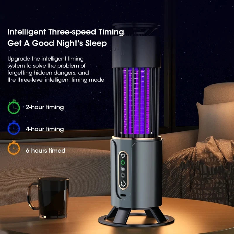 Lampe Anti-Moustiques 395NM UV à 360° - à Poser ou Fixer