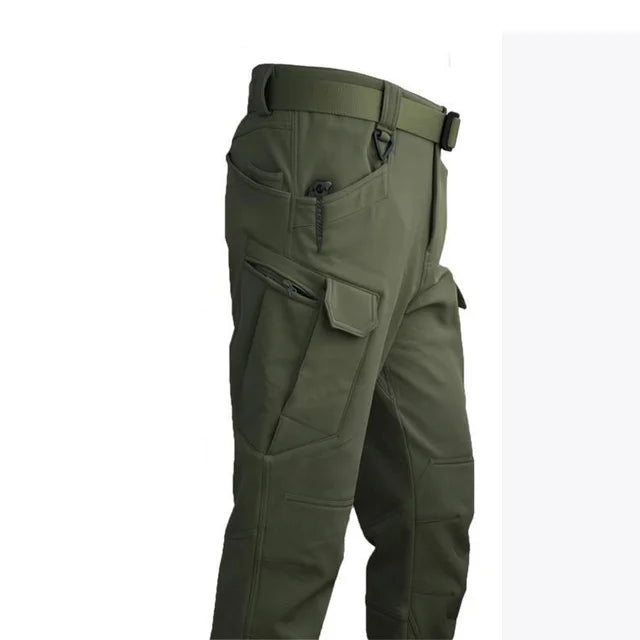 Ensemble Militaire Veste et Pantalon tactique Multipoches - Doublure Polaire