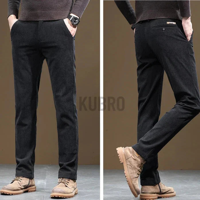 Pantalon en Velours Côtelé Slim Fit pour Homme