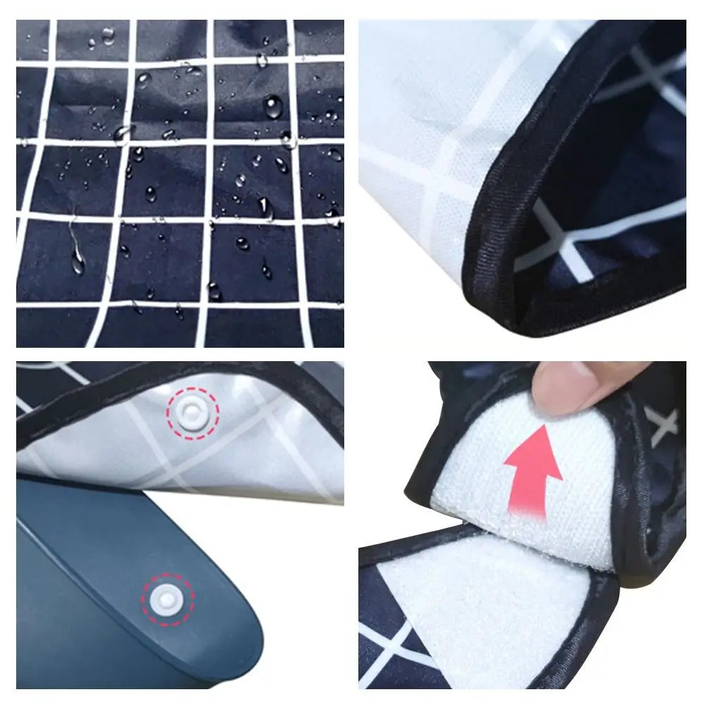 Bavoir pour Adulte Imperméable avec Poche - Facilement Lavable