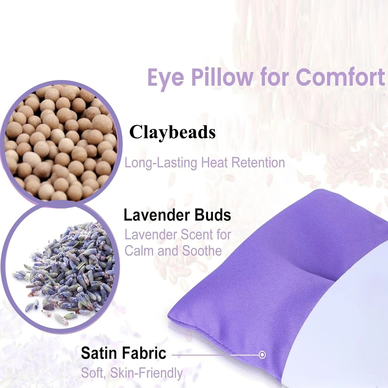 Masque pour les Yeux à la Lavande aux Multiples Bienfaits