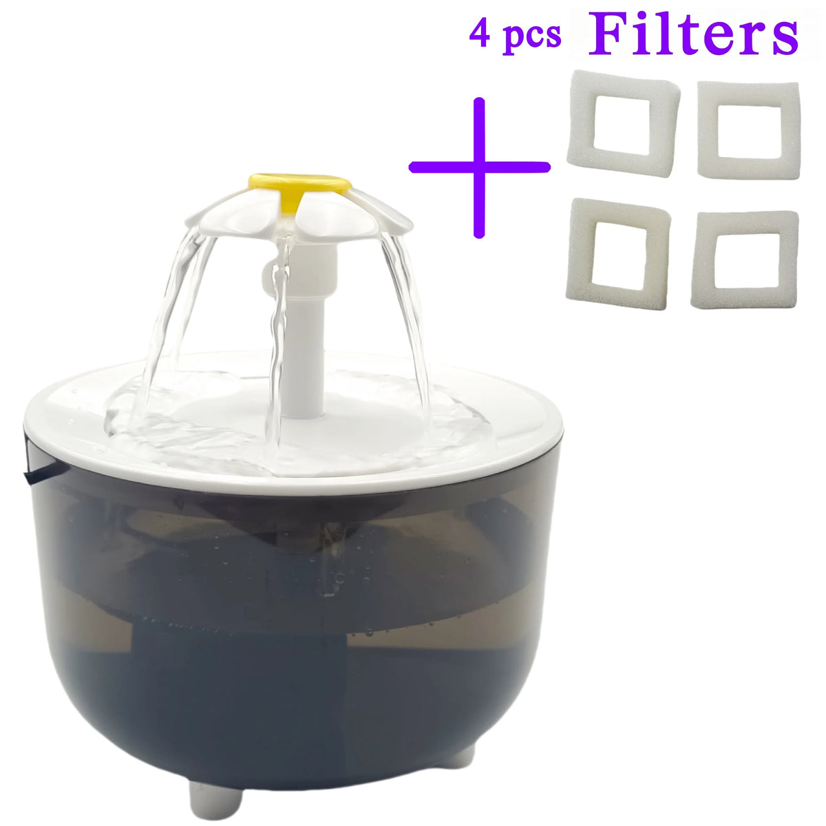 Fontaine à Eau Automatique pour Chat & Chien 1,2 L – Circulation Continue, Filtration USB – 4 Filtres Supplémentaires OFFERTS