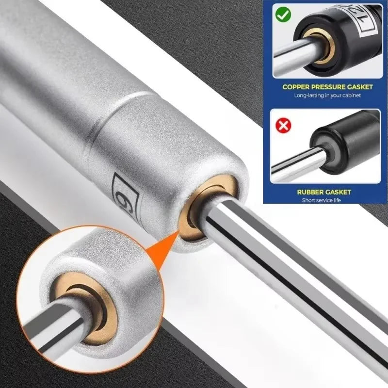Lot de 2 Charnière Autobloquante pour Porte de Placard de 2K à 20KG – Ouverture Assistée & Maintien Automatique