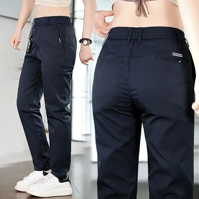 Pantalon Chino Décontracté Respirant à Coupe Droite - Summer Man