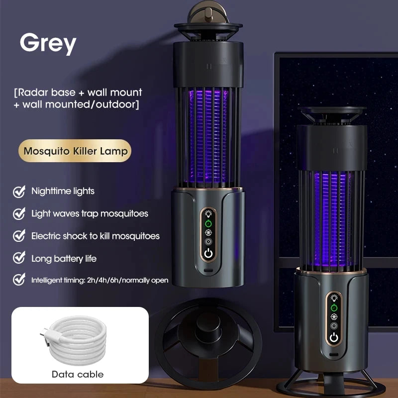 Lampe Anti-Moustiques 395NM UV à 360° - à Poser ou Fixer