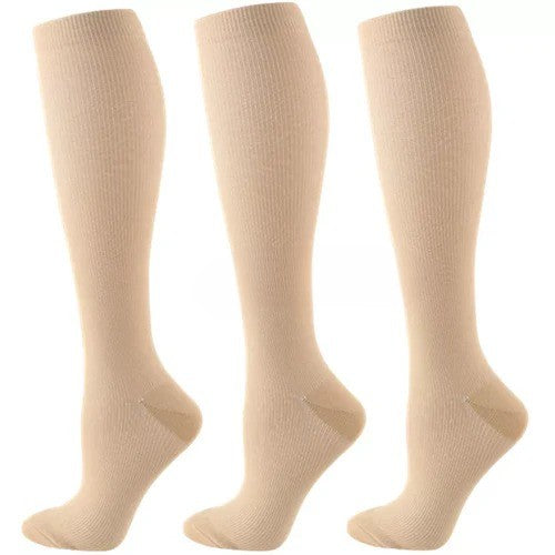 Lot de 3 Chaussettes Médicales montantes de compression