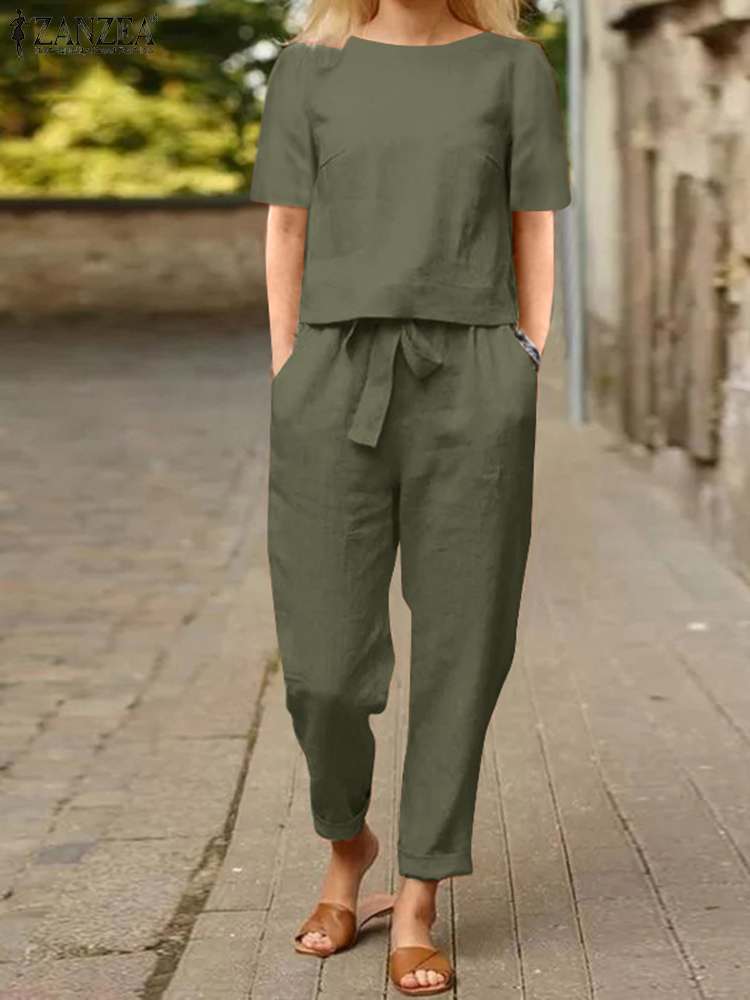 Summer oversized shirt and trousers
