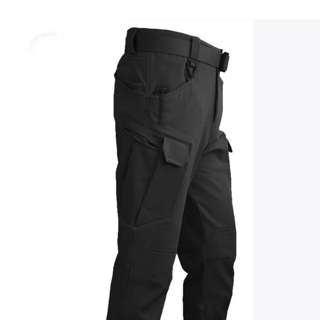 Ensemble Militaire Veste et Pantalon tactique Multipoches - Doublure Polaire