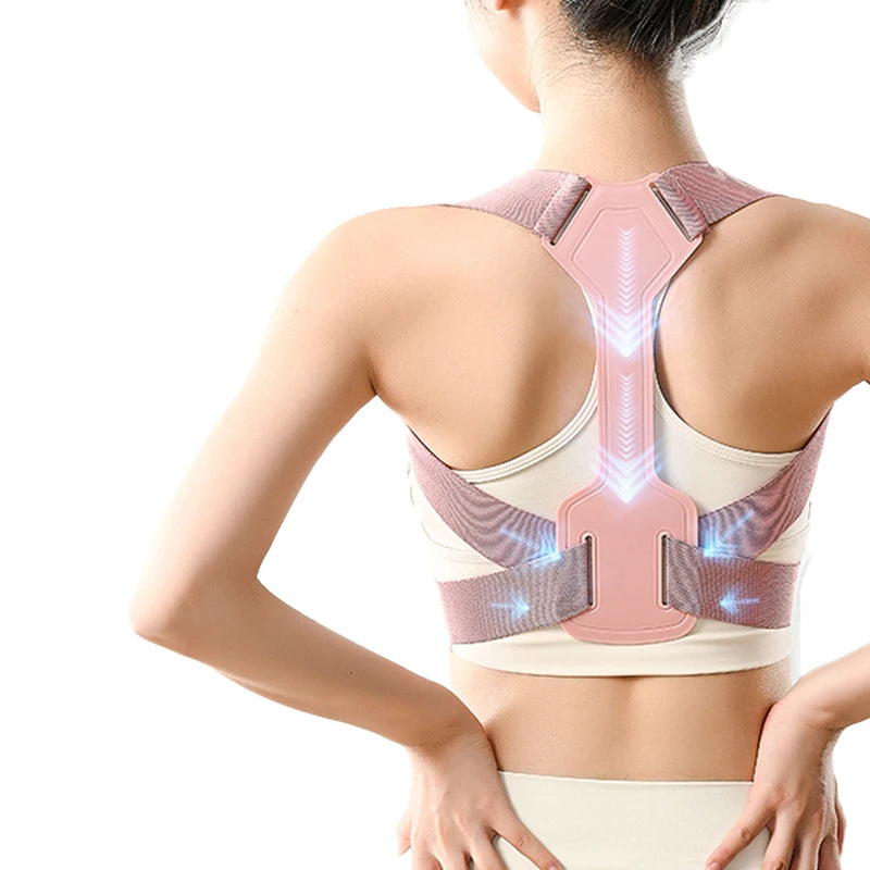 Correcteur de Posture Réglable & Respirant – Ceinture de Maintien du Dos, Discrète et Confortable