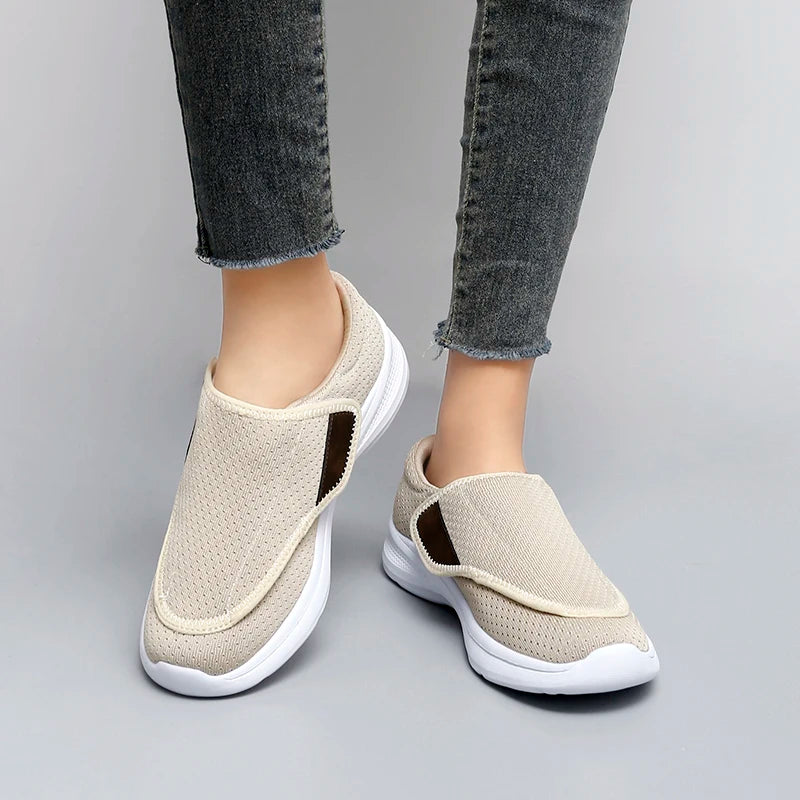 Baskets Orthopédiques Réglables Confort Total Pieds Larges