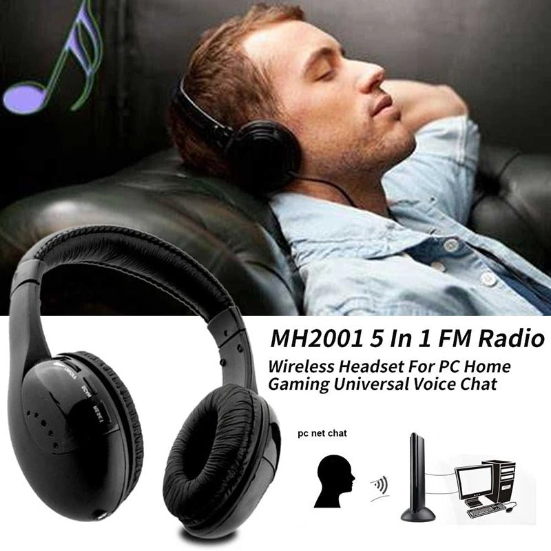 Casque sans fil pour télévision et toute source audio