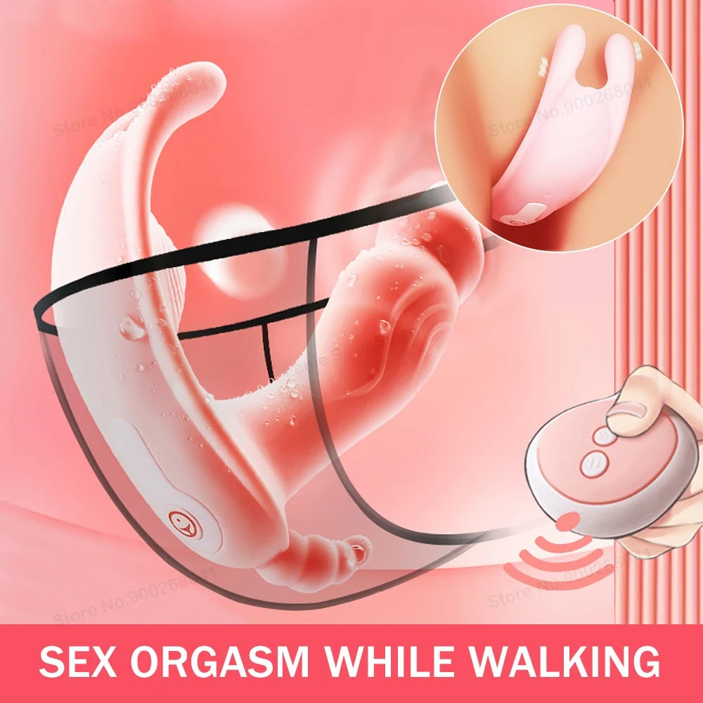 PANTY VIBRATOR - Mini vibromasseur discret pour culotte avec télécommande