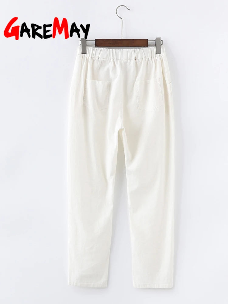 Pantalon Lin et Coton - Femme