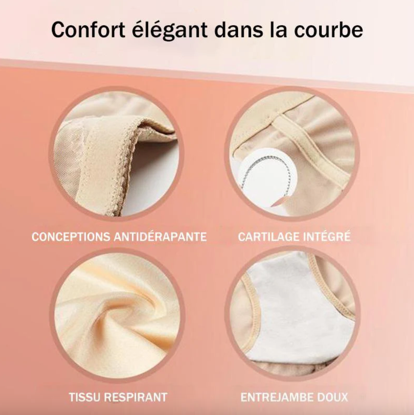 Culotte gainante invisible - Bandes croisées amincissantes