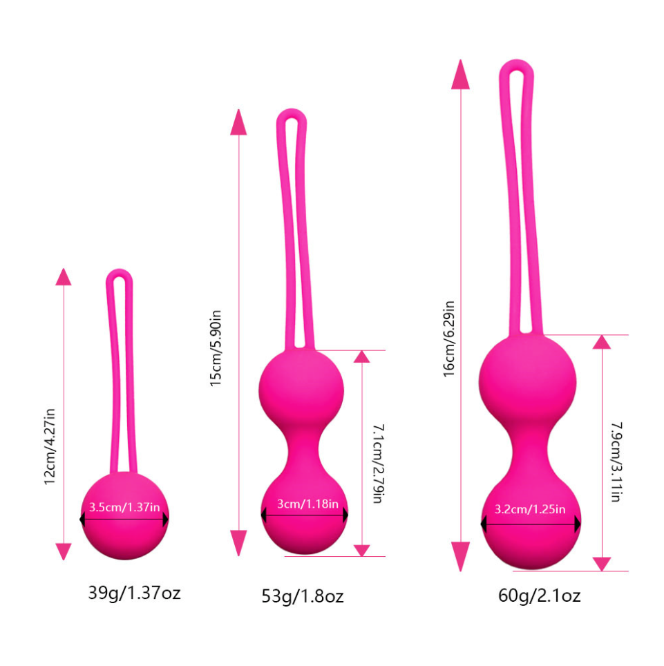 TRIO KEGEL - Kit de boules de Geisha & Vibro