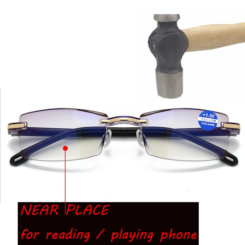 Lunettes de lecture incassable et anti-lumière bleue