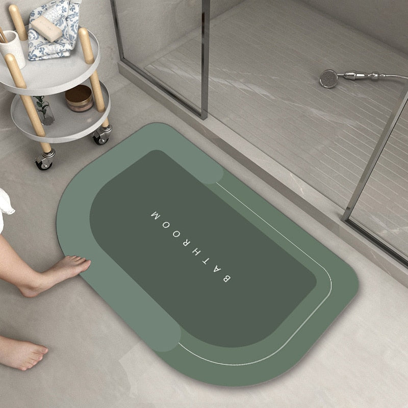 Tapis de bain ultra-absorbant et antidérapant