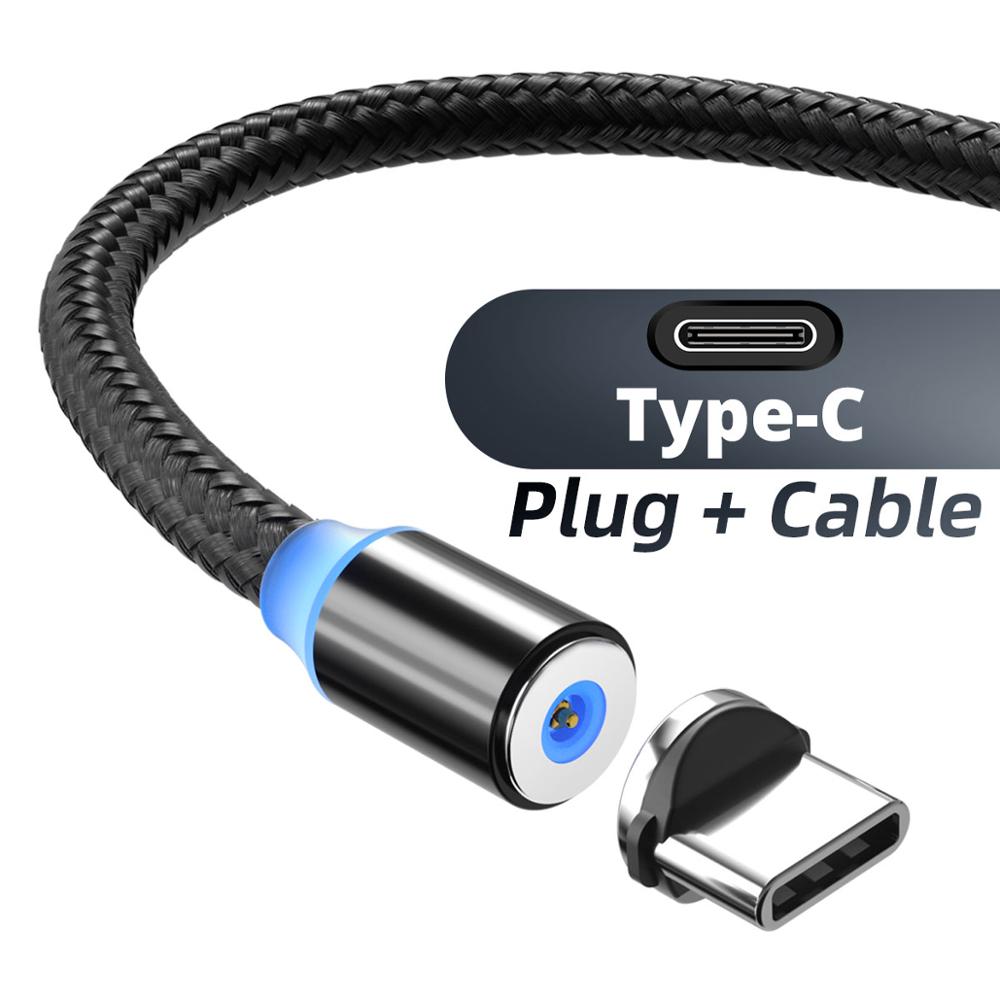 Câble USB tressé et aimanté - 2 mètres