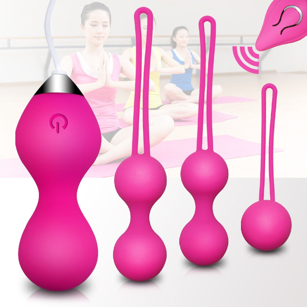 TRIO KEGEL - Kit de boules de Geisha & Vibro