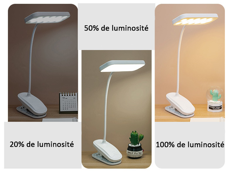 Lampe à clipser - Flexibilité 360°